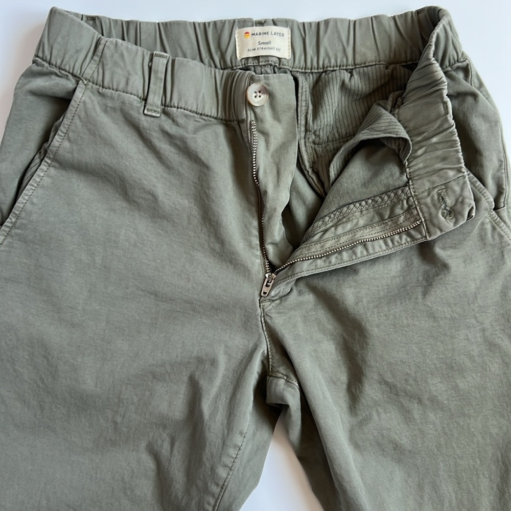 Marine Layer Olive Chinos - Picture 4 of 9
